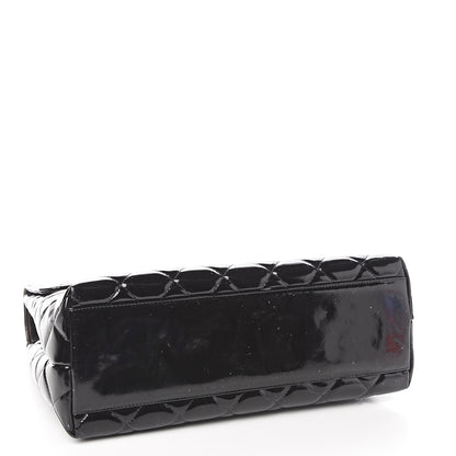 Chanel Patent Quilted Jumbo Kelly Flap Black 3 of 15