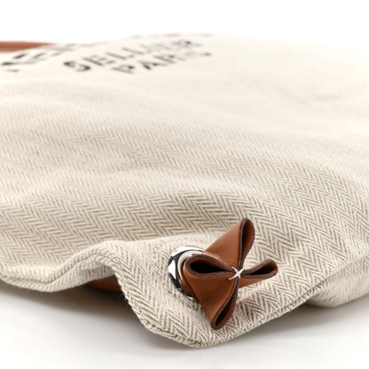 Hermes Toile Swift Maline Bag Gold Craie 9 of 9