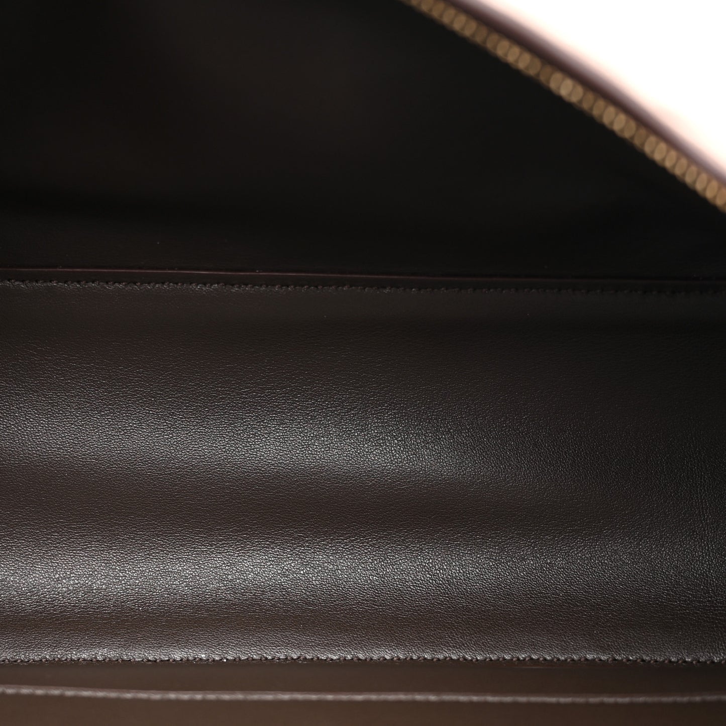 Suede Calfskin Small Souplissimo Maxi Flap Dark Brown