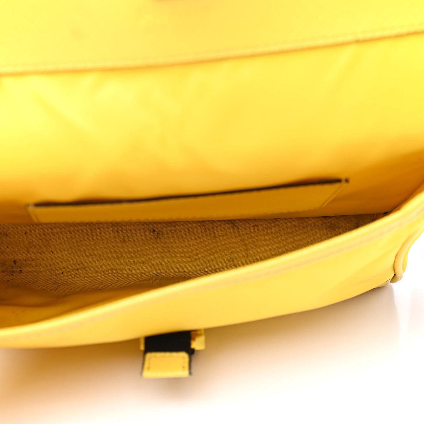 Re-Nylon Saffiano Smartphone Case Crossbody Giallo