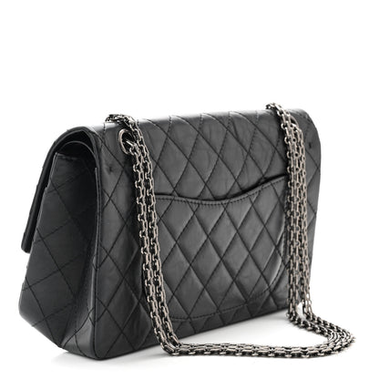 Chanel Aged Calfskin Quilted 2.55 Reissue 226 Flap Black 3 of 12