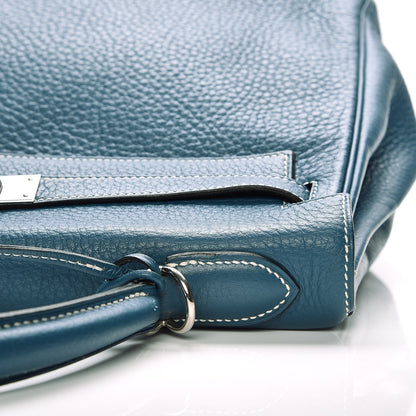 Hermes Taurillon Clemence Kelly Retourne 32 Blue Jean 22 of 40