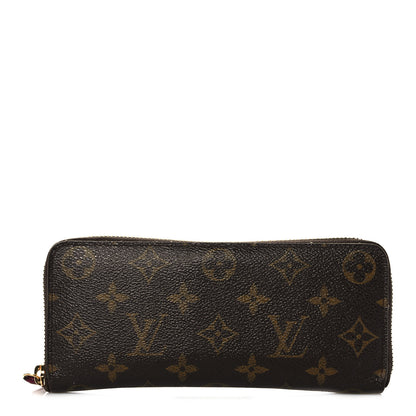 Louis Vuitton Monogram Clemence Wallet Fuchsia 1 of 16