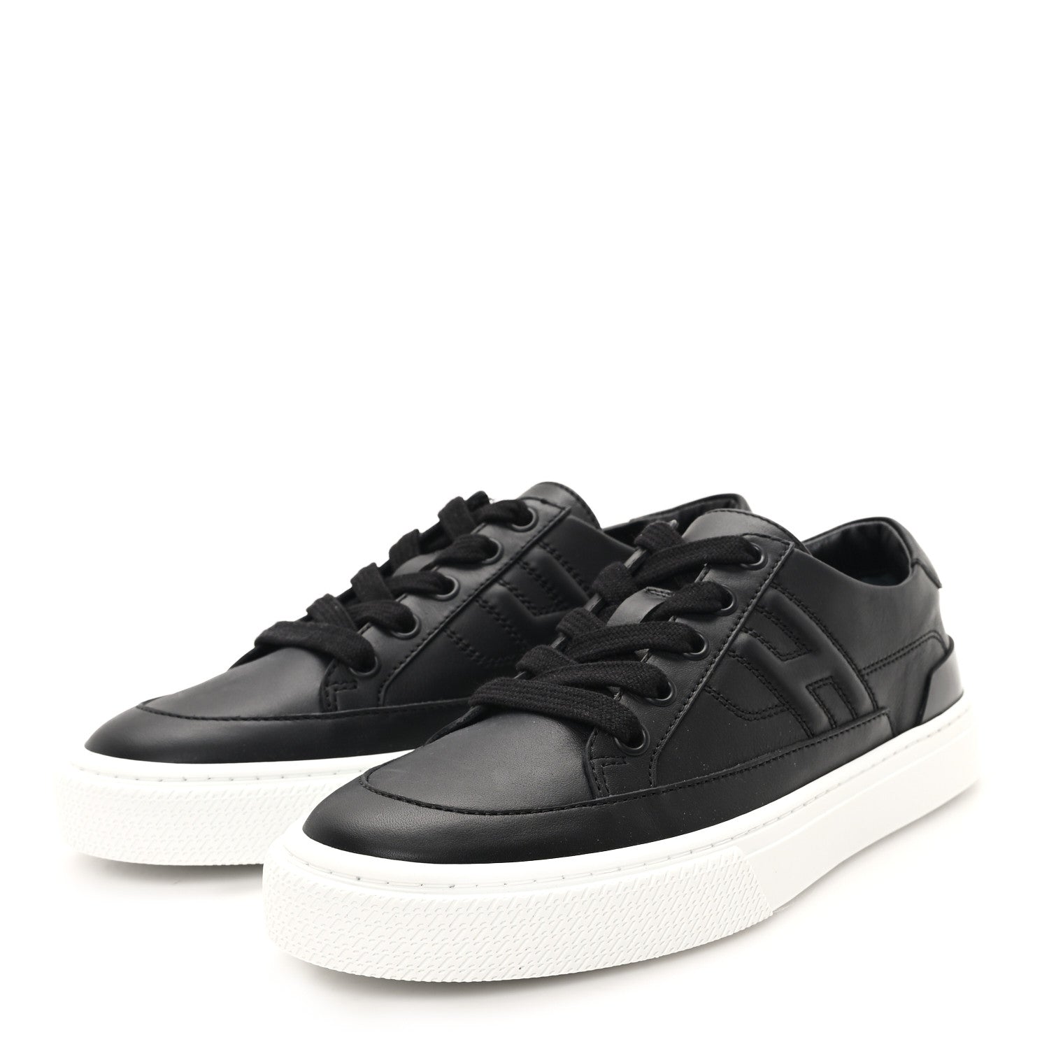 Hermes Calfskin Deep Sneakers 35.5 Black 4 of 9