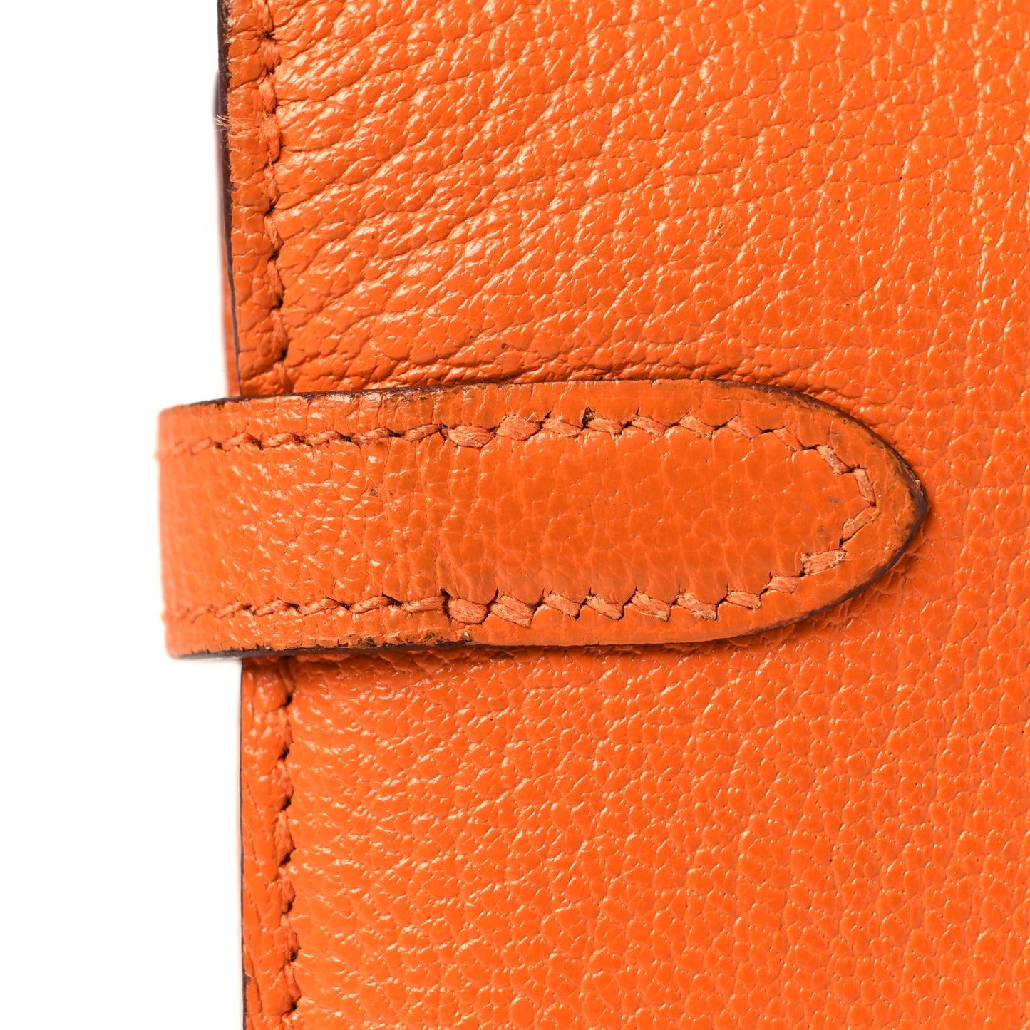 Chevre Mysore Kelly Longue Wallet Orange