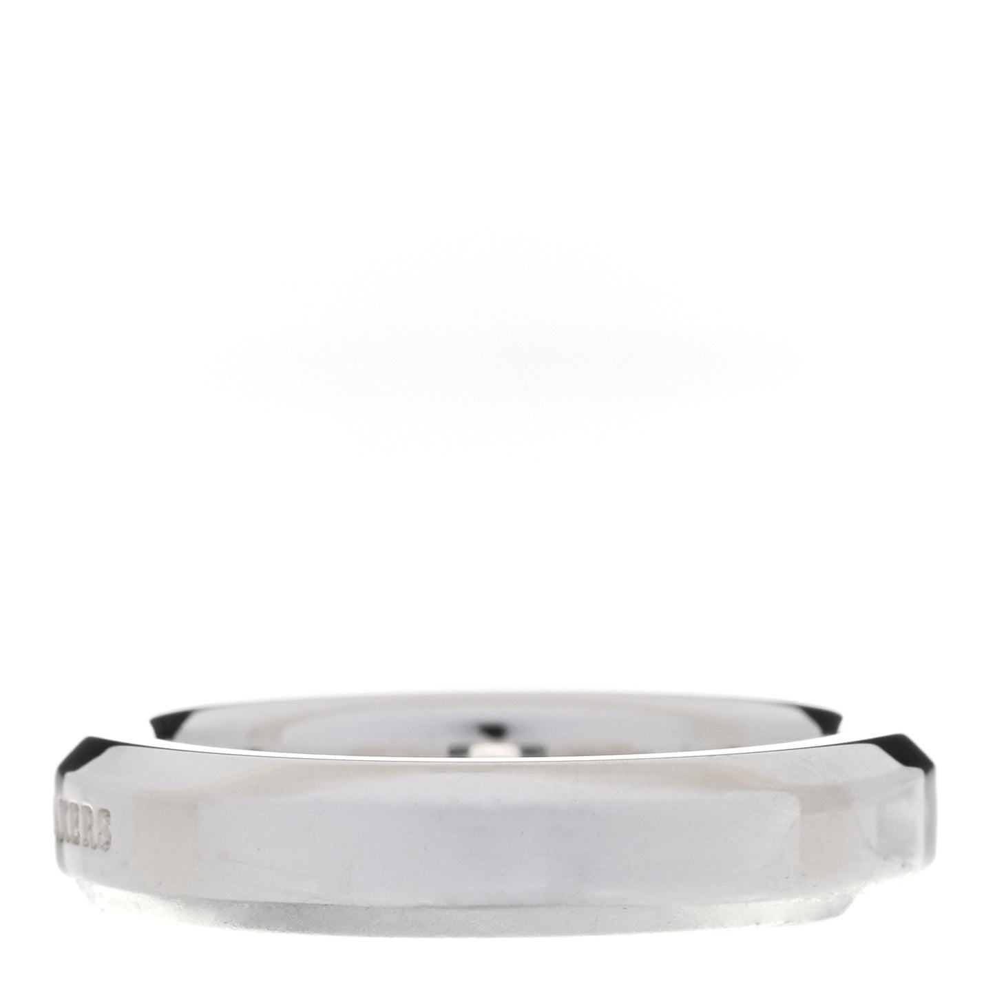 Sterling Silver Makers Narrow Slice Ring 50 5.5