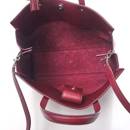 Saint Laurent Calfskin Medium Amber Tote Rouge Legion 6 of 15