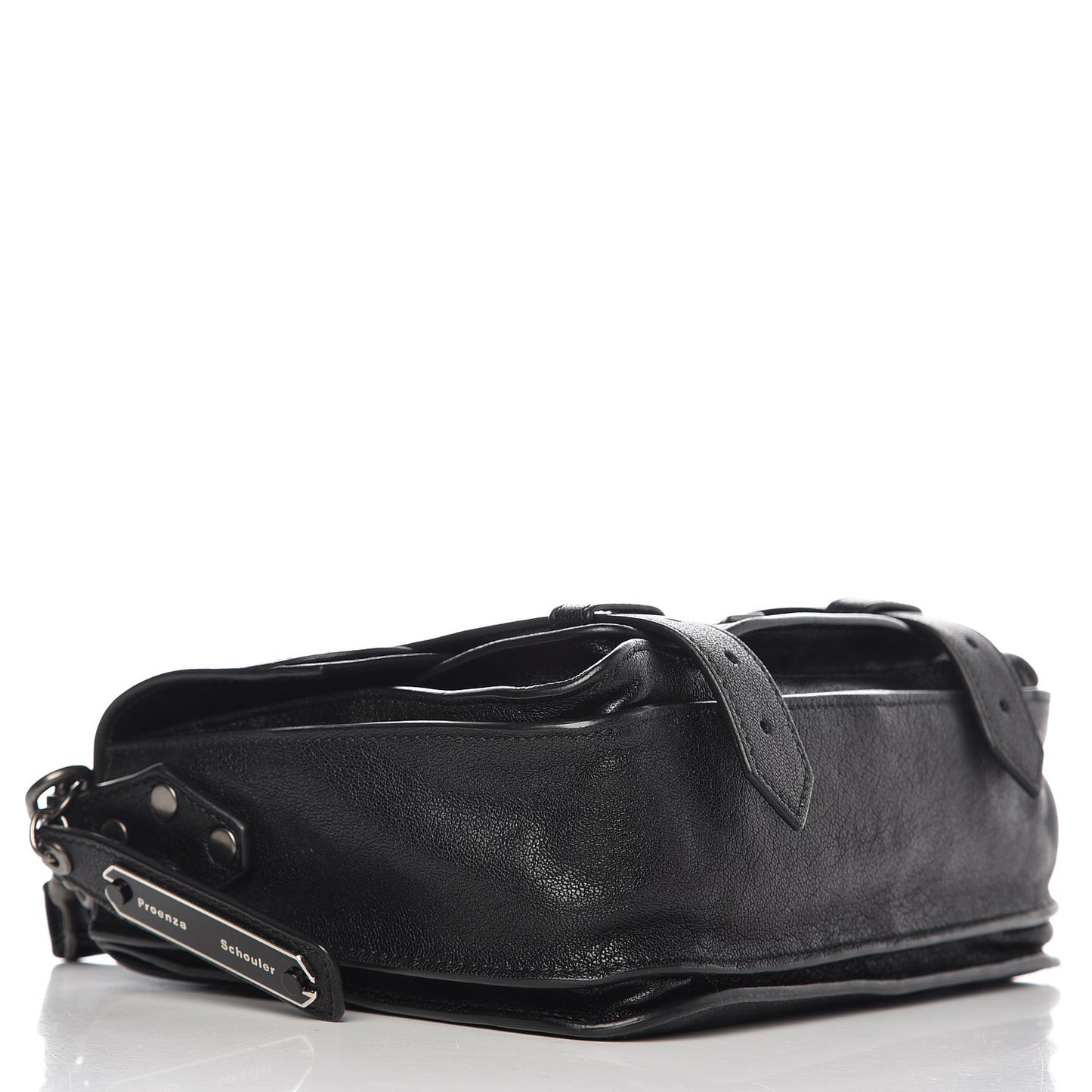 Lambskin PS1 Pouch Messenger Black