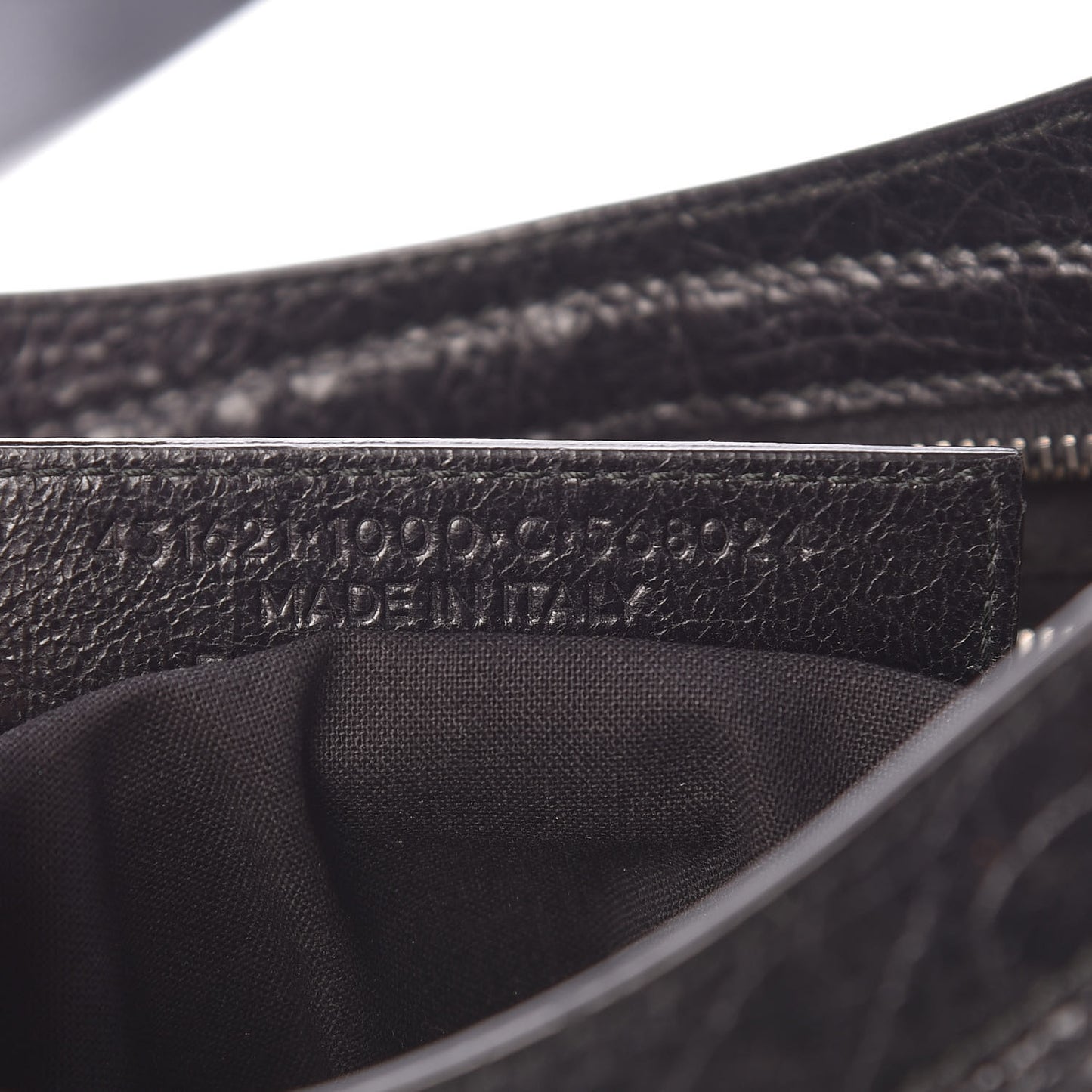 Agneau Classic Silver Hardware S City Black