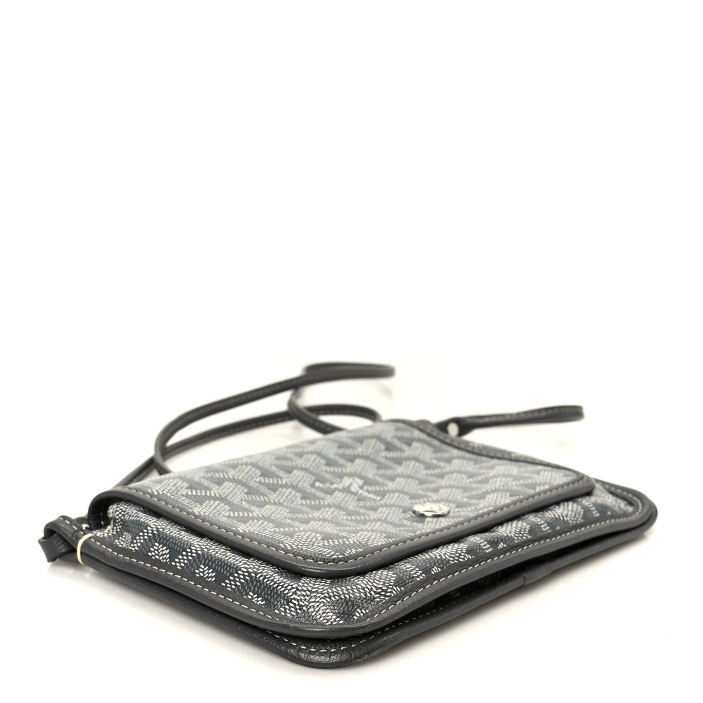 Goyardine Plumet Wallet Clutch Grey