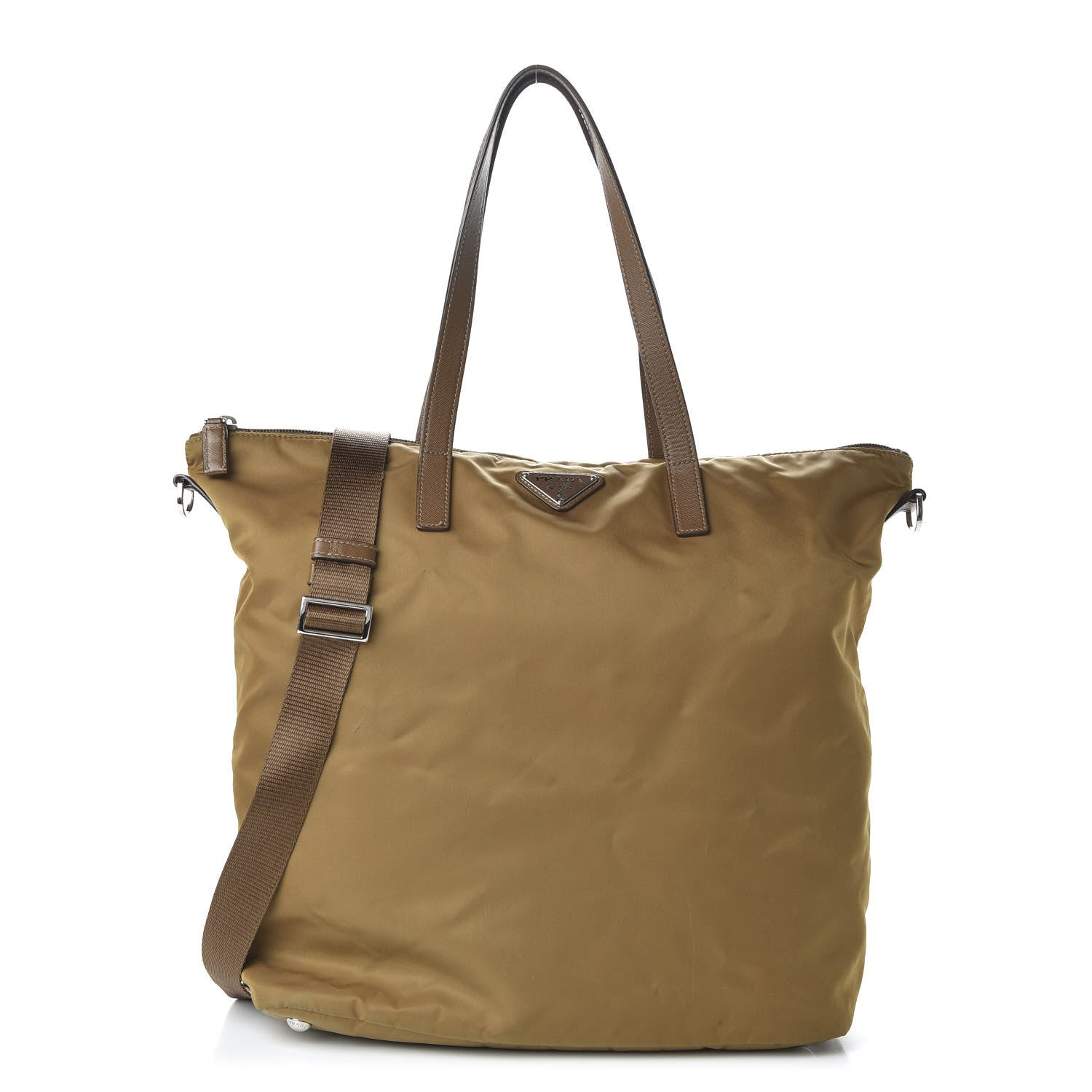 Prada Tessuto Nylon Vela Shopping Tote Tabacco 1 of 9