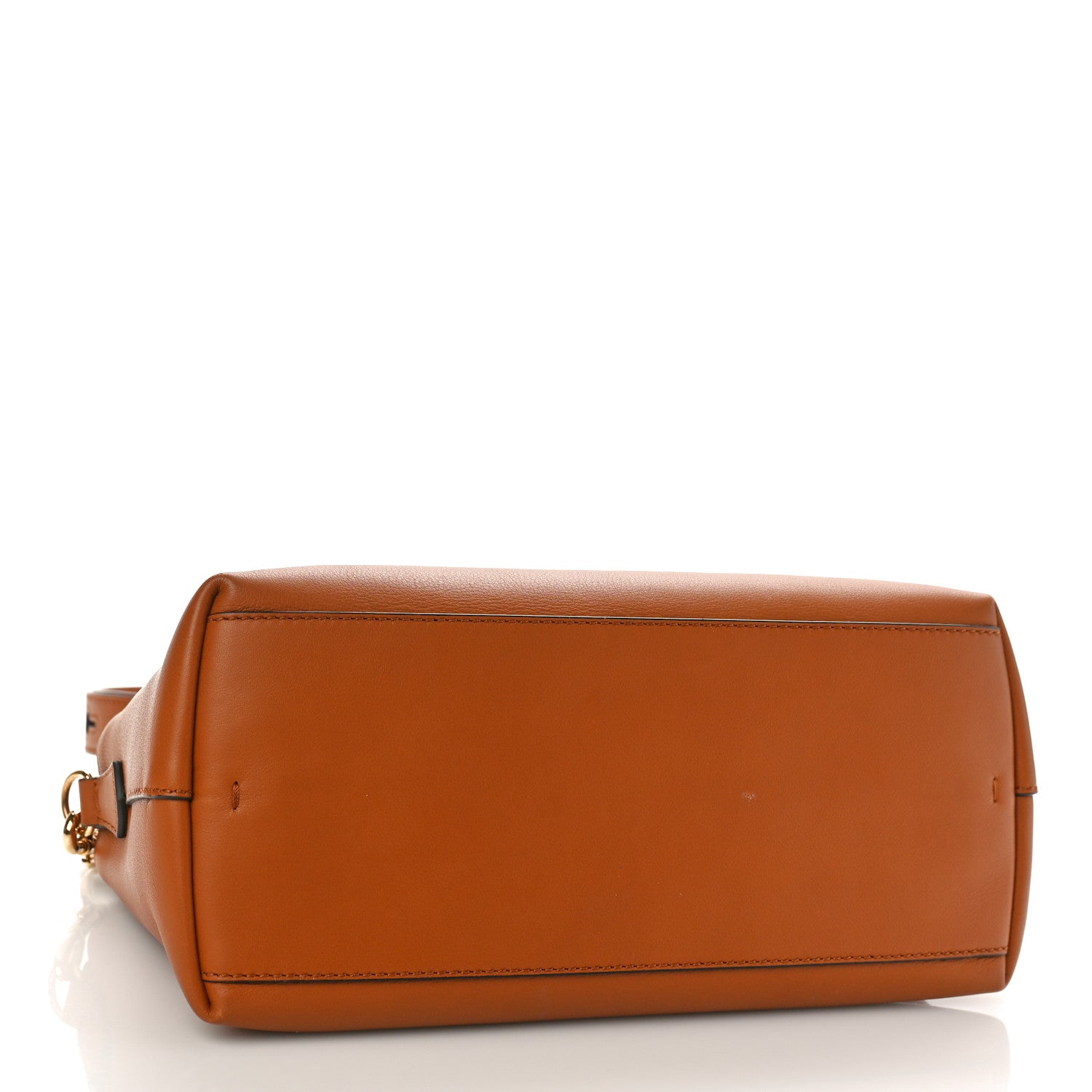 Fendi Vitello Dolce Logo Ajour Embroidered Medium By The Way Boston Bag Brandy Garza 4 of 10