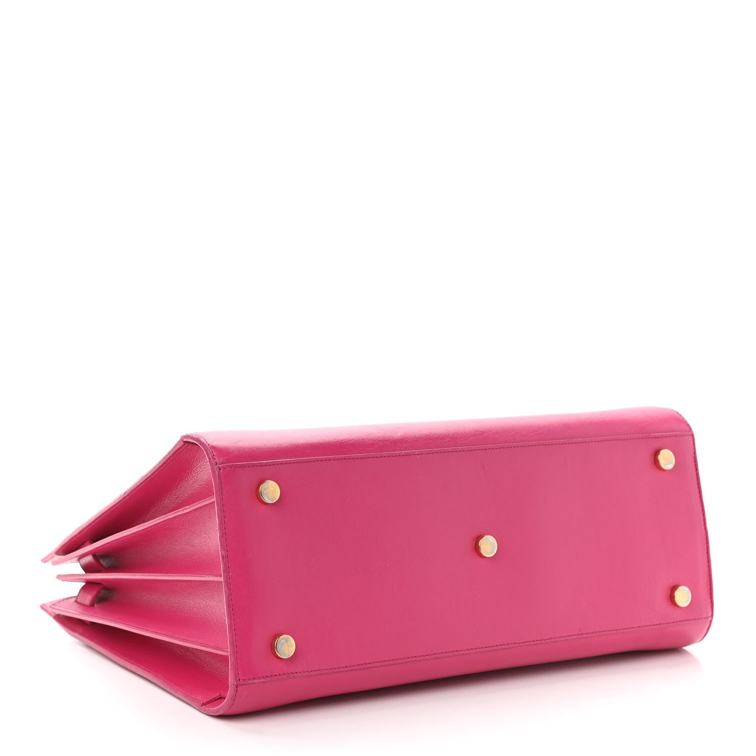 Saint Laurent Calfskin Small Sac De Jour Lipstick Fuchsia 4 of 22