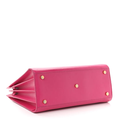 Saint Laurent Calfskin Small Sac De Jour Lipstick Fuchsia 4 of 22