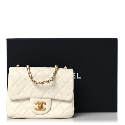 Chanel Lambskin Quilted Mini Pearl Crush Flap White 11 of 11