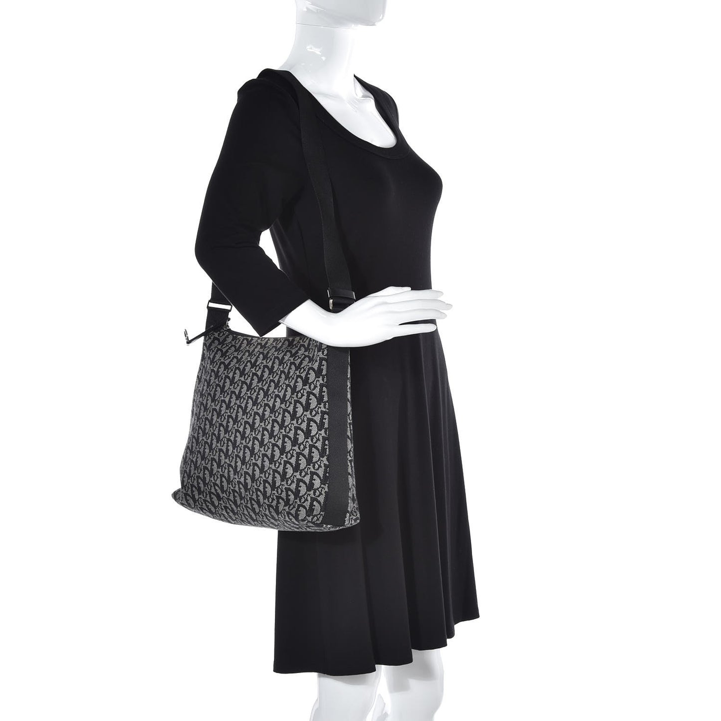 Monogram Messenger Black