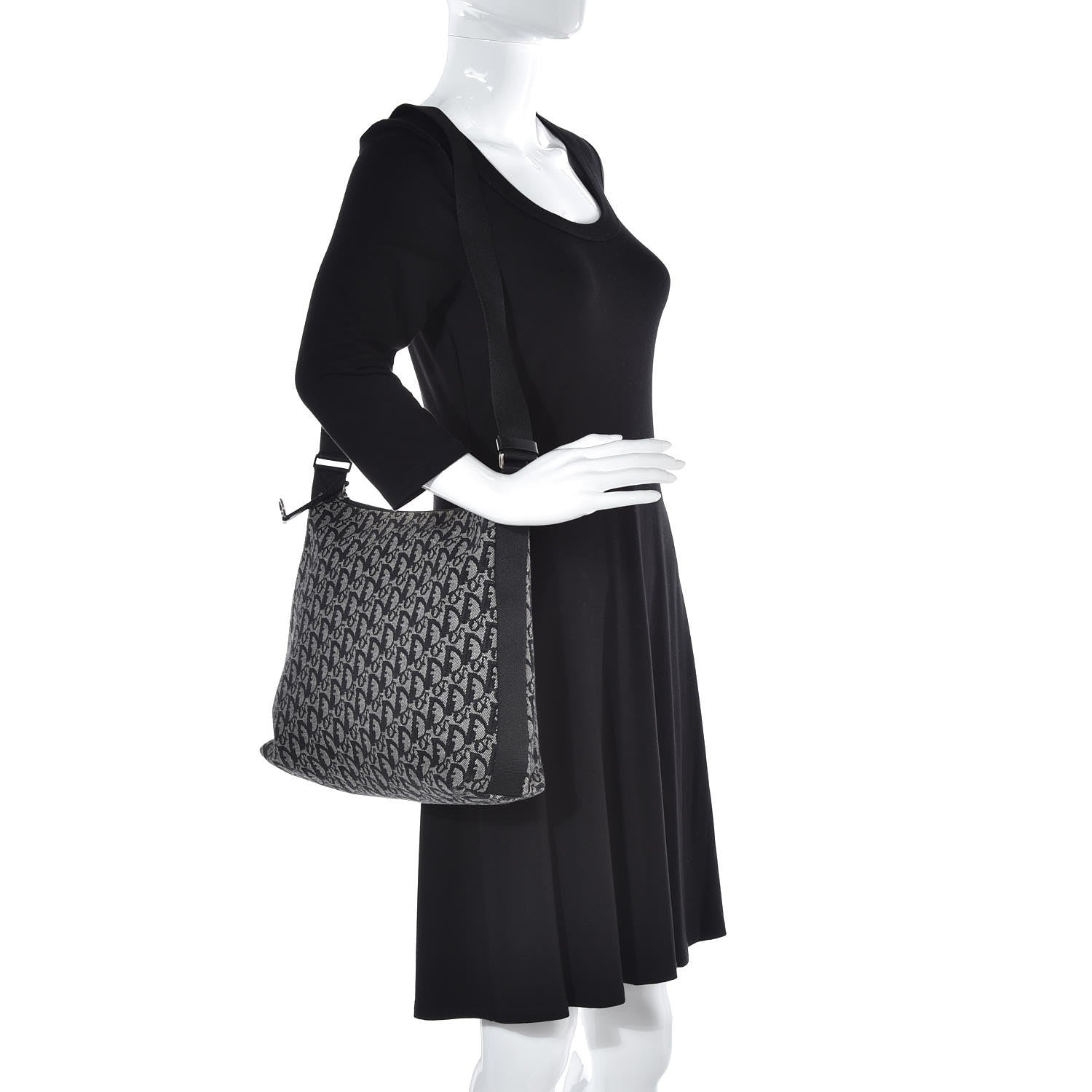 Christian Dior Monogram Messenger Black 2 of 7