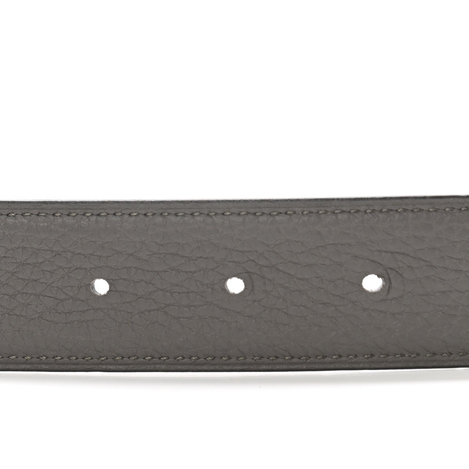 Hermes Box Togo 32mm H Belt 80 Black Etain 3 of 6