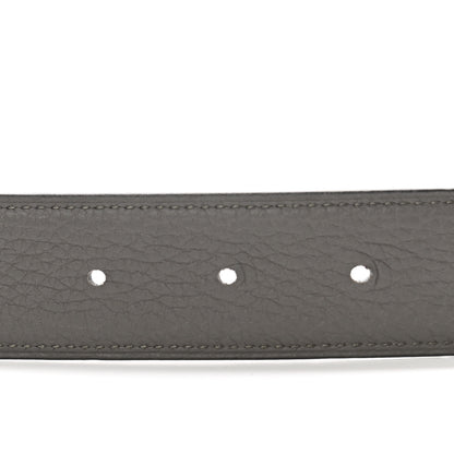 Hermes Box Togo 32mm H Belt 80 Black Etain 3 of 6