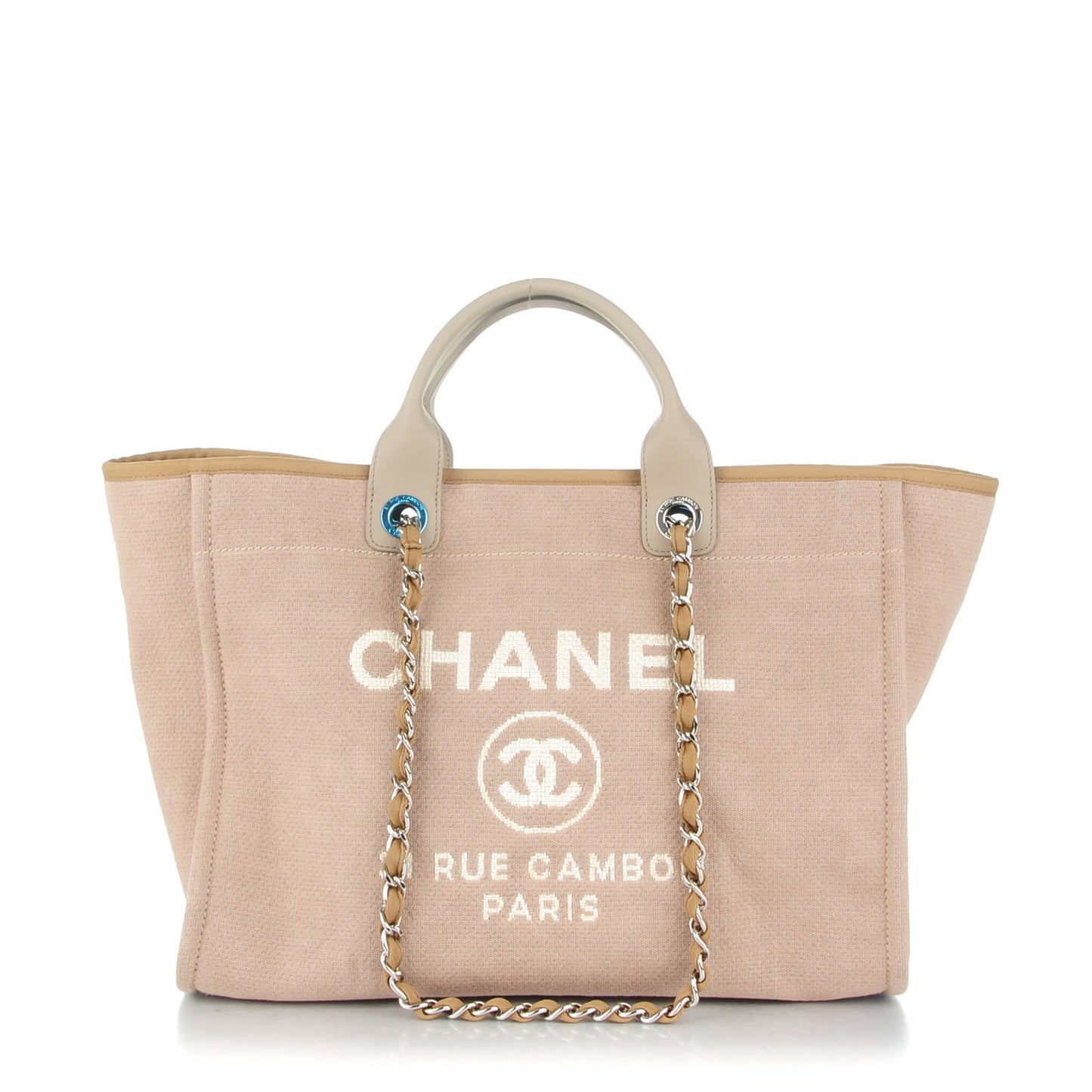 Canvas Large Deauville Tote Ecru