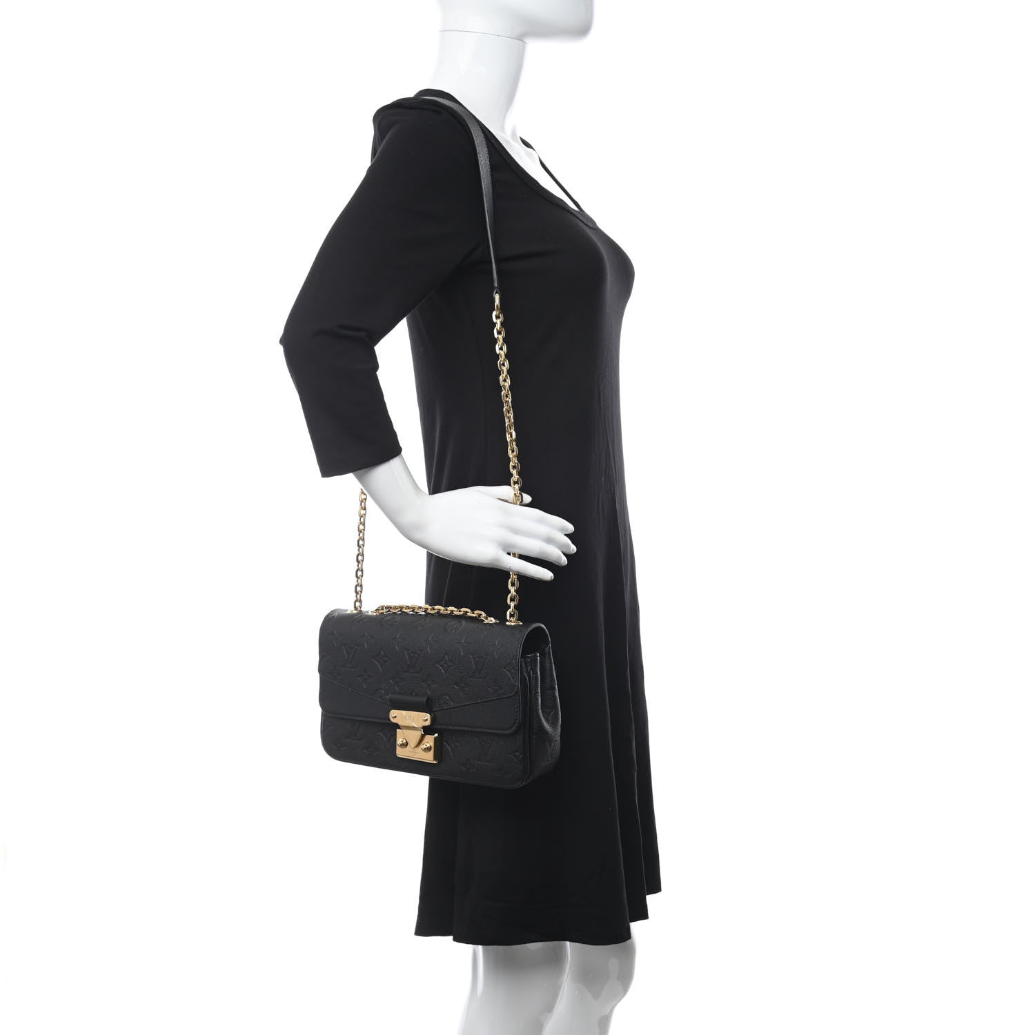 Louis Vuitton Empreinte Marceau Black 2 of 9