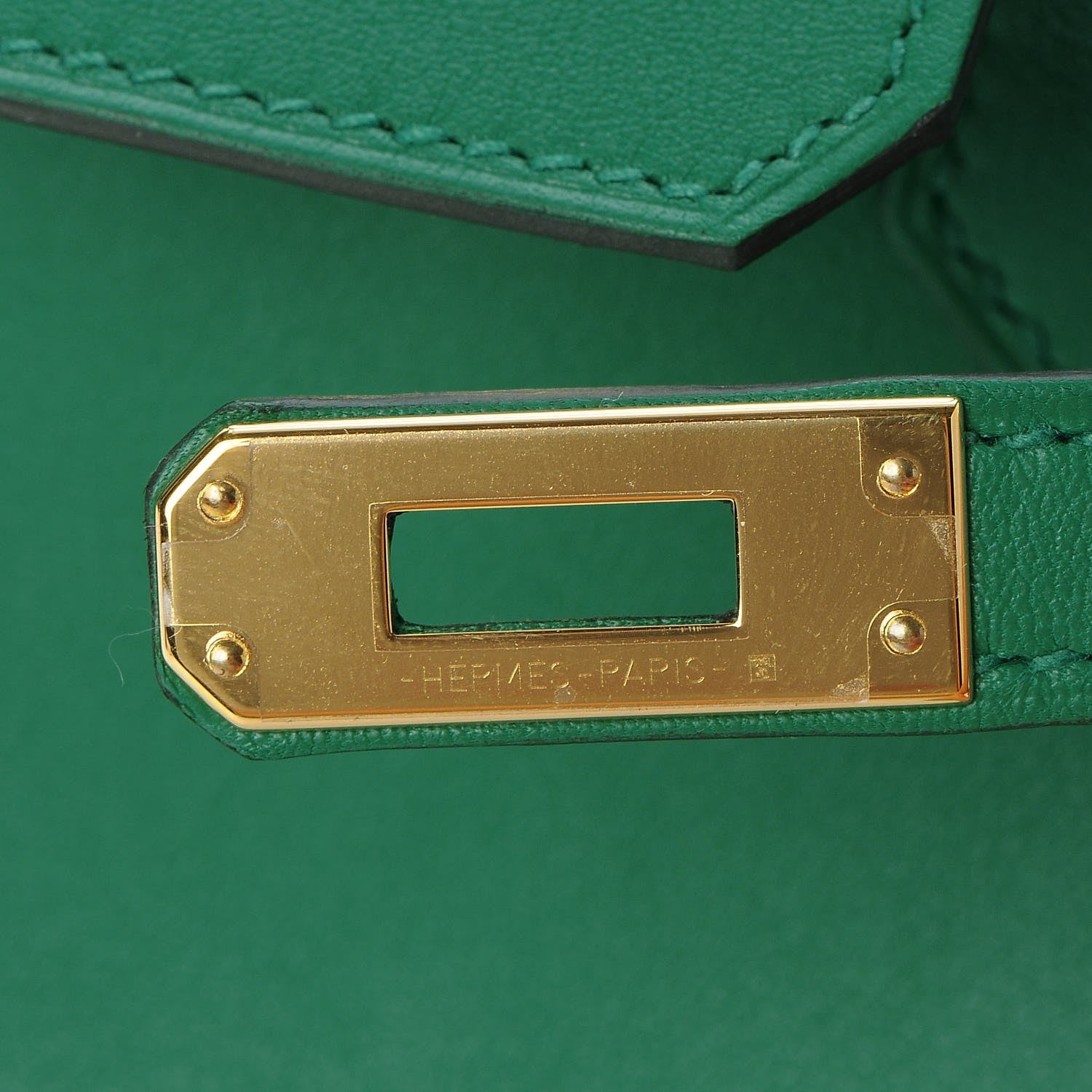Hermes Swift Birkin 25 Vert Vertigo 10 of 30