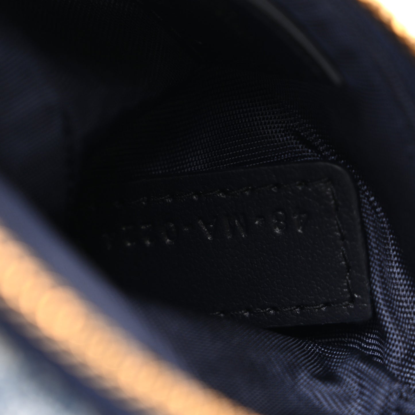Denim Jacquard Oblique DiorTravel Myrte Zipped Key Case Blue
