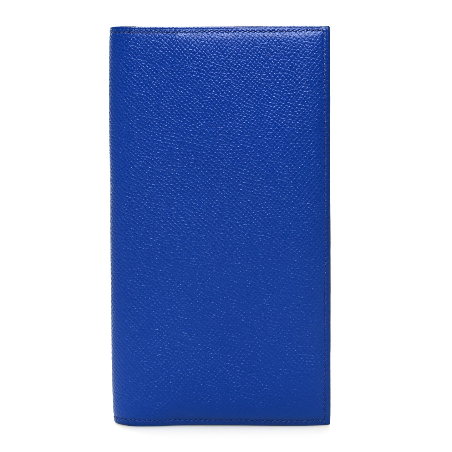 Epsom MC2 Fleming Checkbook Holder Wallet Bleu Electrique Gris Mouette