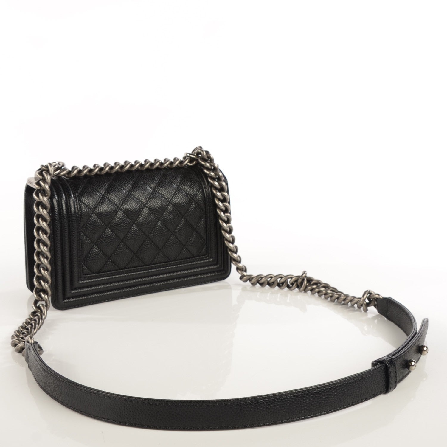 Chanel Caviar Quilted Small Boy Flap Black 3 of 8