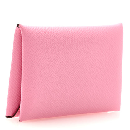 Hermes Epsom Calvi Card Case 5P Pink 3 of 6