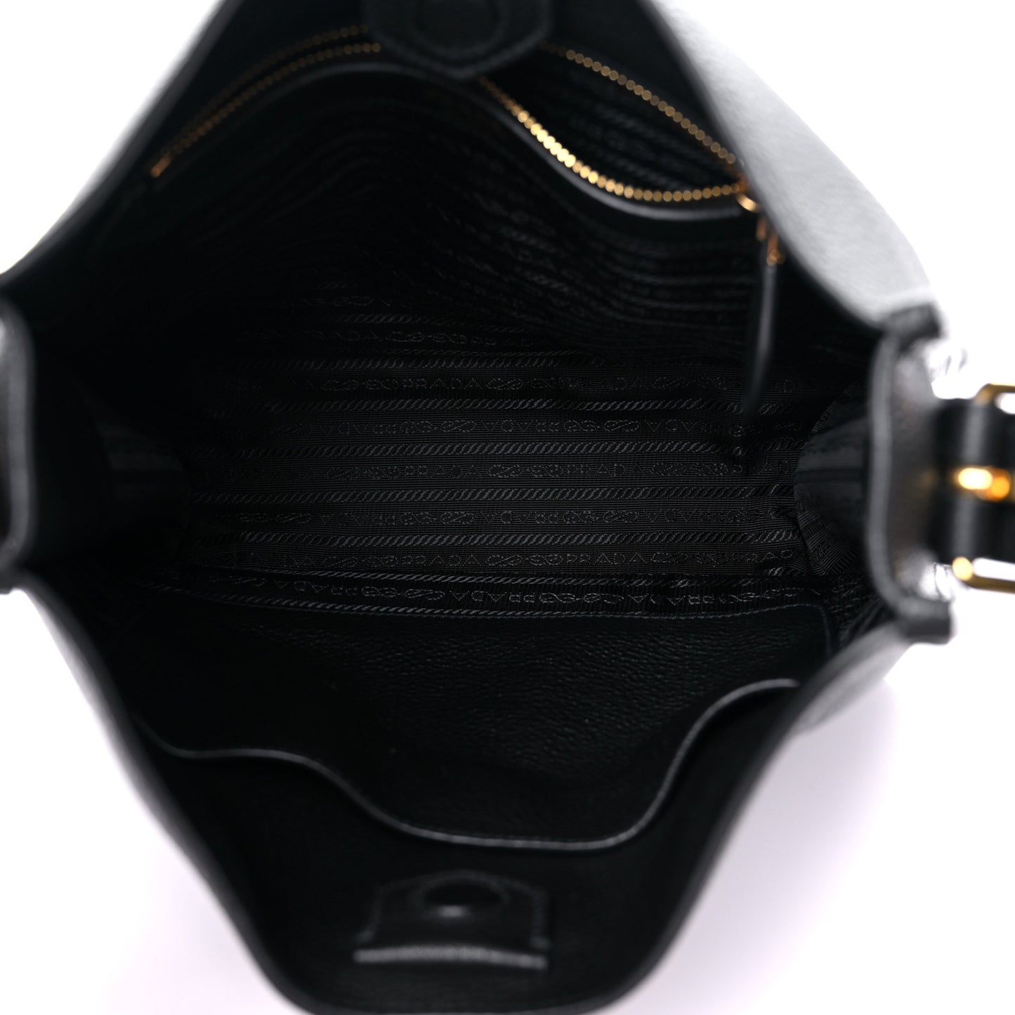 Vitello Daino Hobo Messenger Bag Black