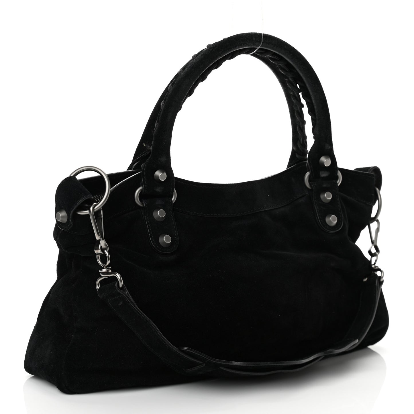 Baby Daim Suede Classic Hardware First Black