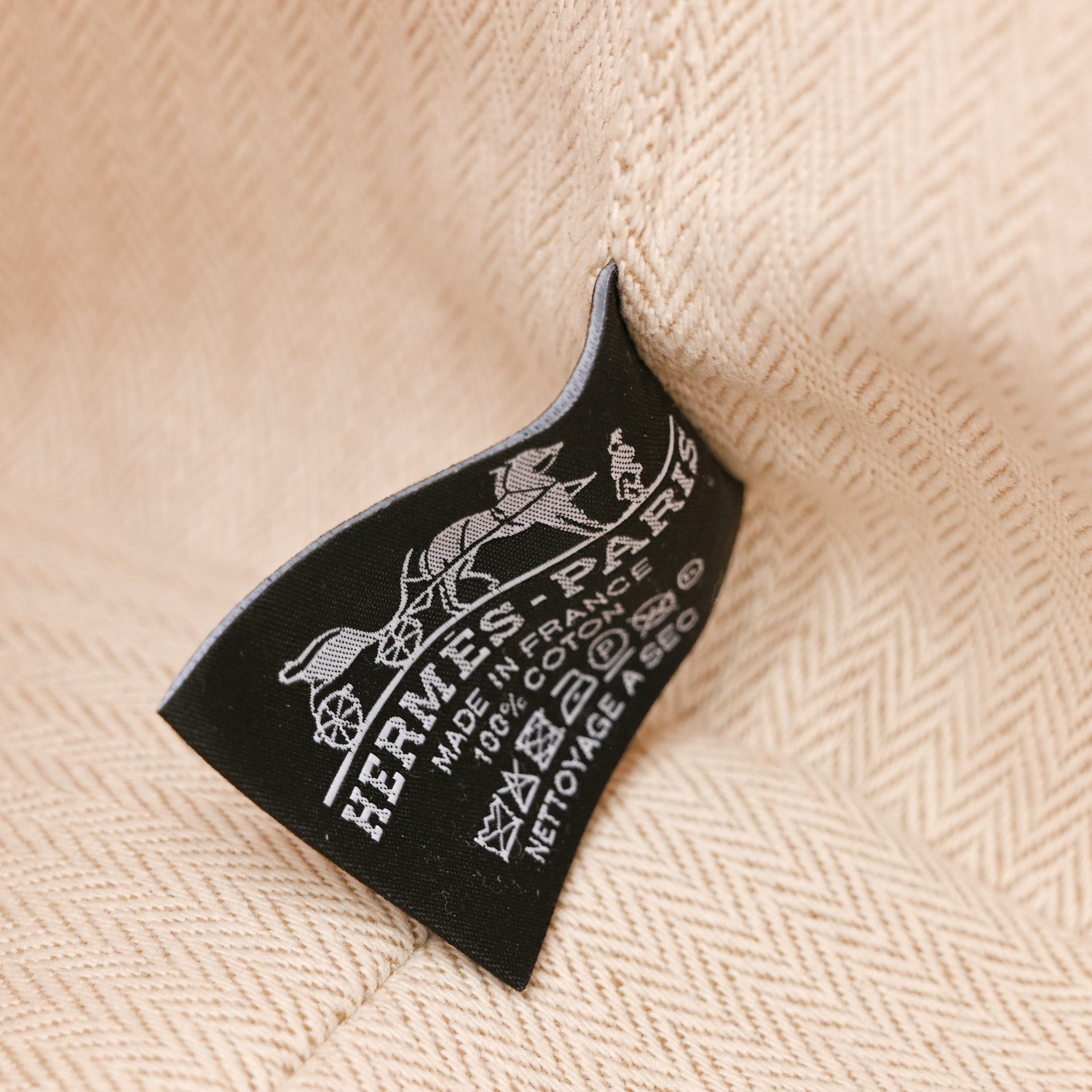 Hermes Canvas Large Bride-A-Brac Pouch Hibiscus 6 of 6