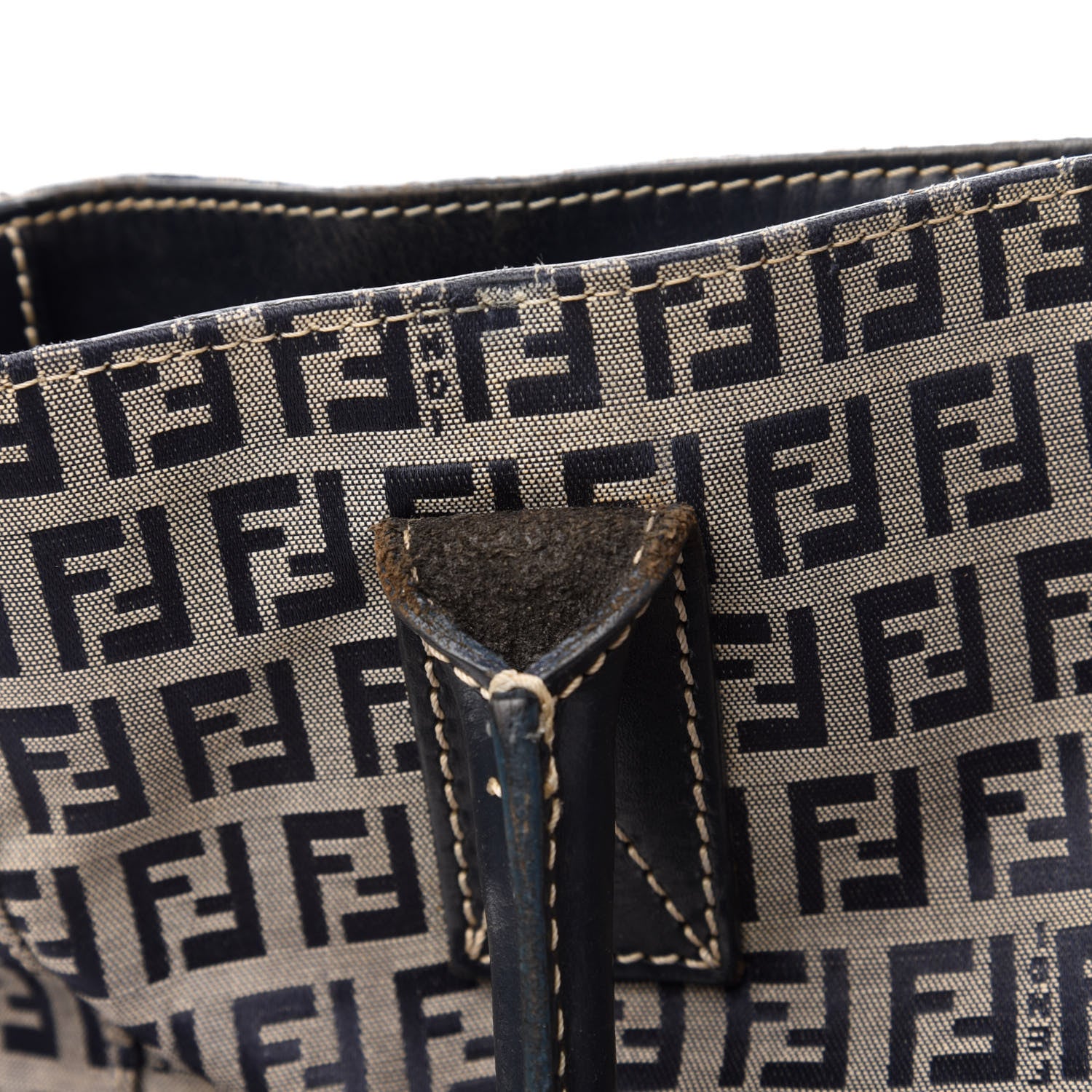 Fendi Zucchino Tote Black 10 of 16