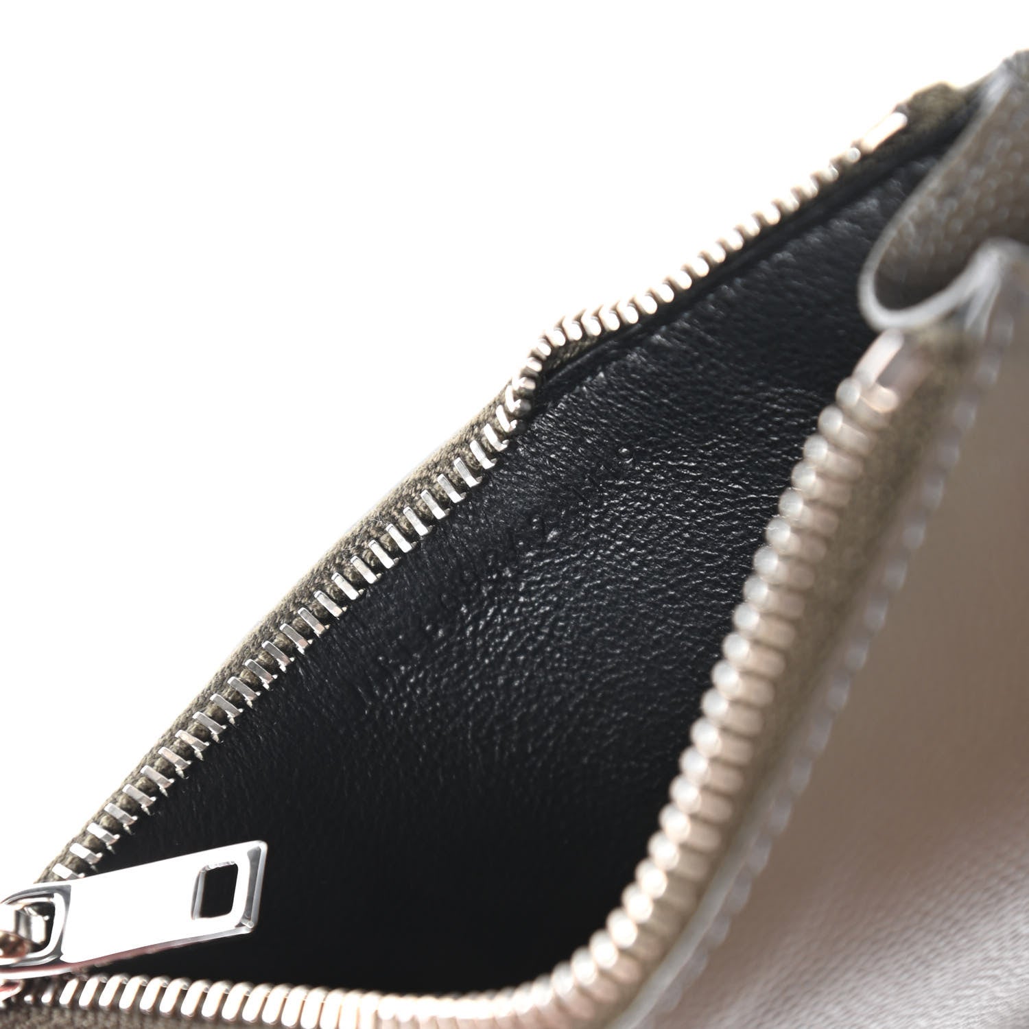 Saint Laurent Graine De Poudre 5 Fragments Zip Pouch Card Holder Olive 9 of 11