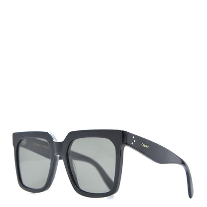 Celine Acetate Polarized Oversized Sunglasses CL4055IN Black 1 of 6