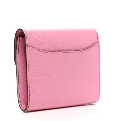 Hermes Epsom Constance Short Wallet 5P Pink 3 of 17
