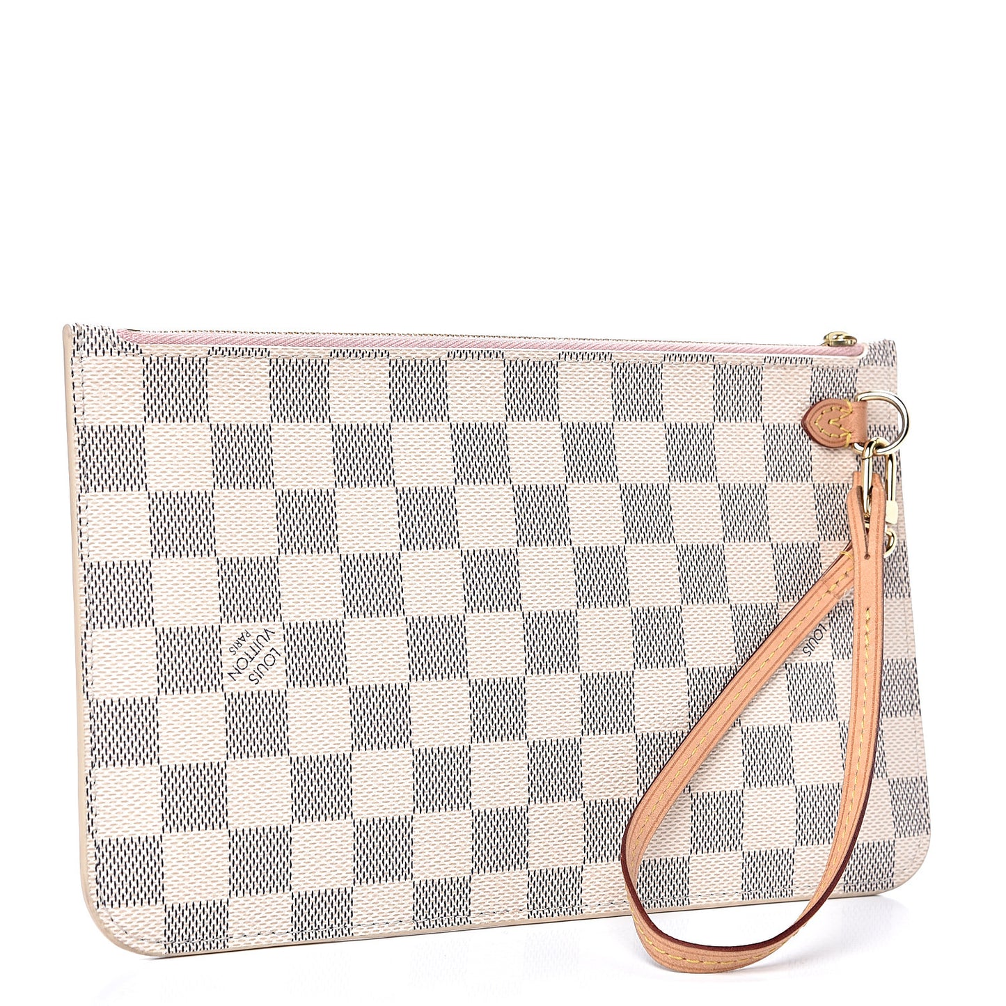 Damier Azur Neverfull MM GM Pochette Rose Ballerine