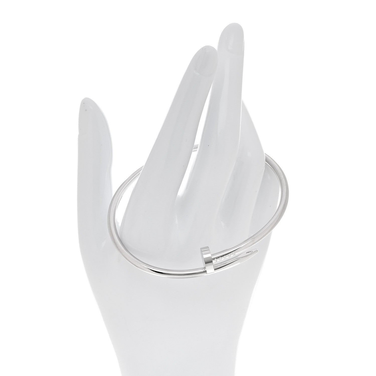 Cartier 18K White Gold Juste Un Clou Bracelet 20 2 of 5