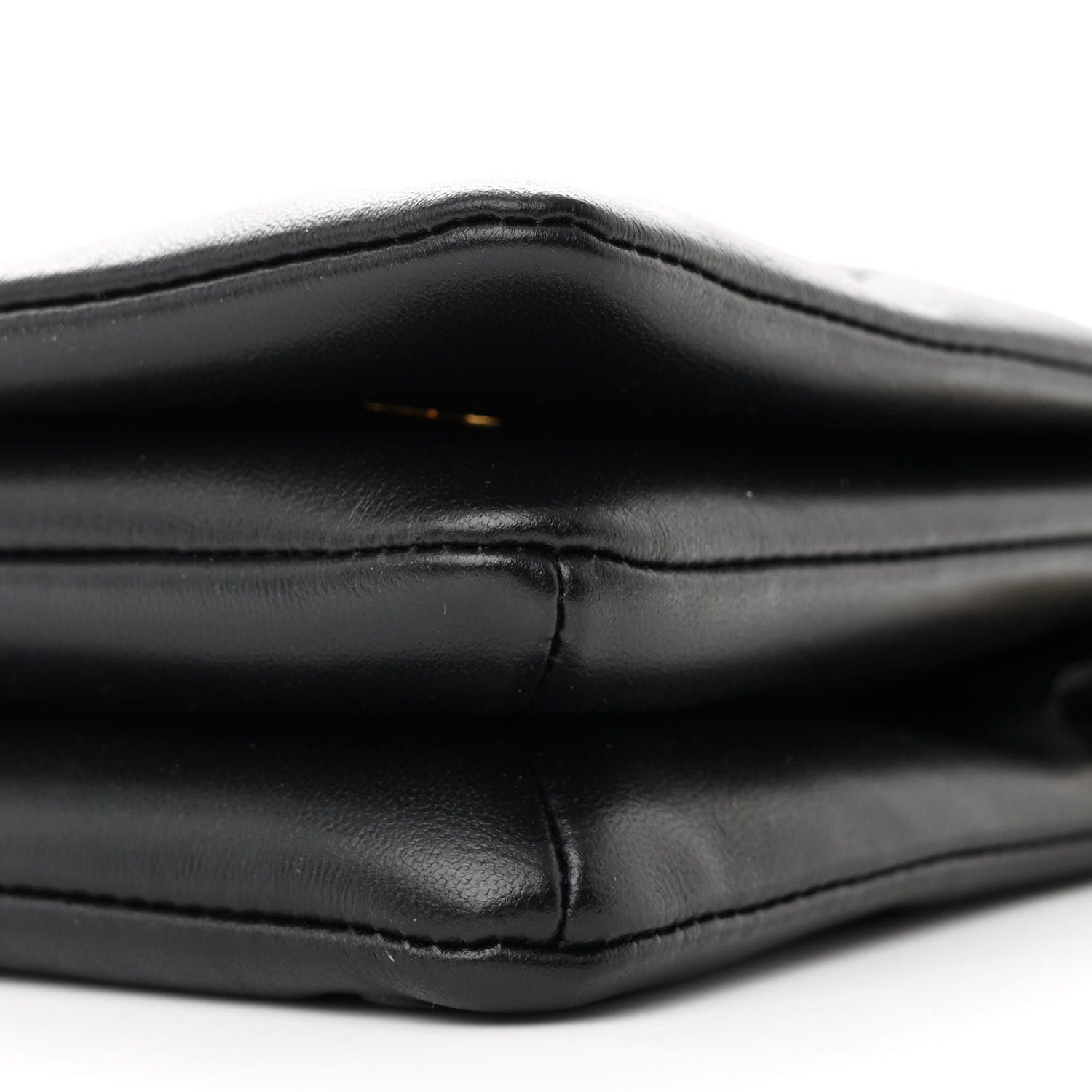 Louis Vuitton Lambskin Embossed Monogram Pochette Coussin Black 9 of 10