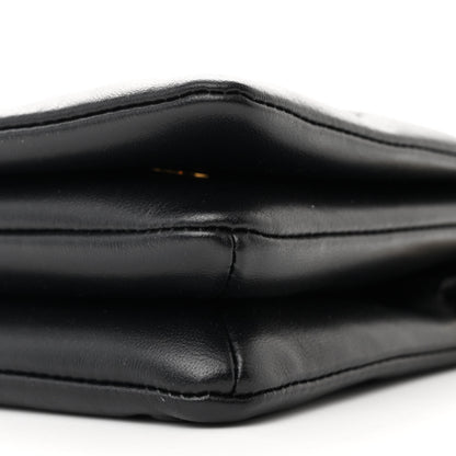 Louis Vuitton Lambskin Embossed Monogram Pochette Coussin Black 9 of 10