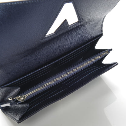 Louis Vuitton Epi Sequins Flame Twist Wallet Indigo 5 of 6