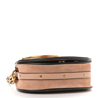 Chloe Calfskin Suede Small Nile Bracelet Bag Biscotti Beige 4 of 9