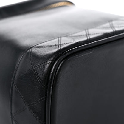 Chanel Lambskin Vanity Cosmetic Case Black 8 of 15