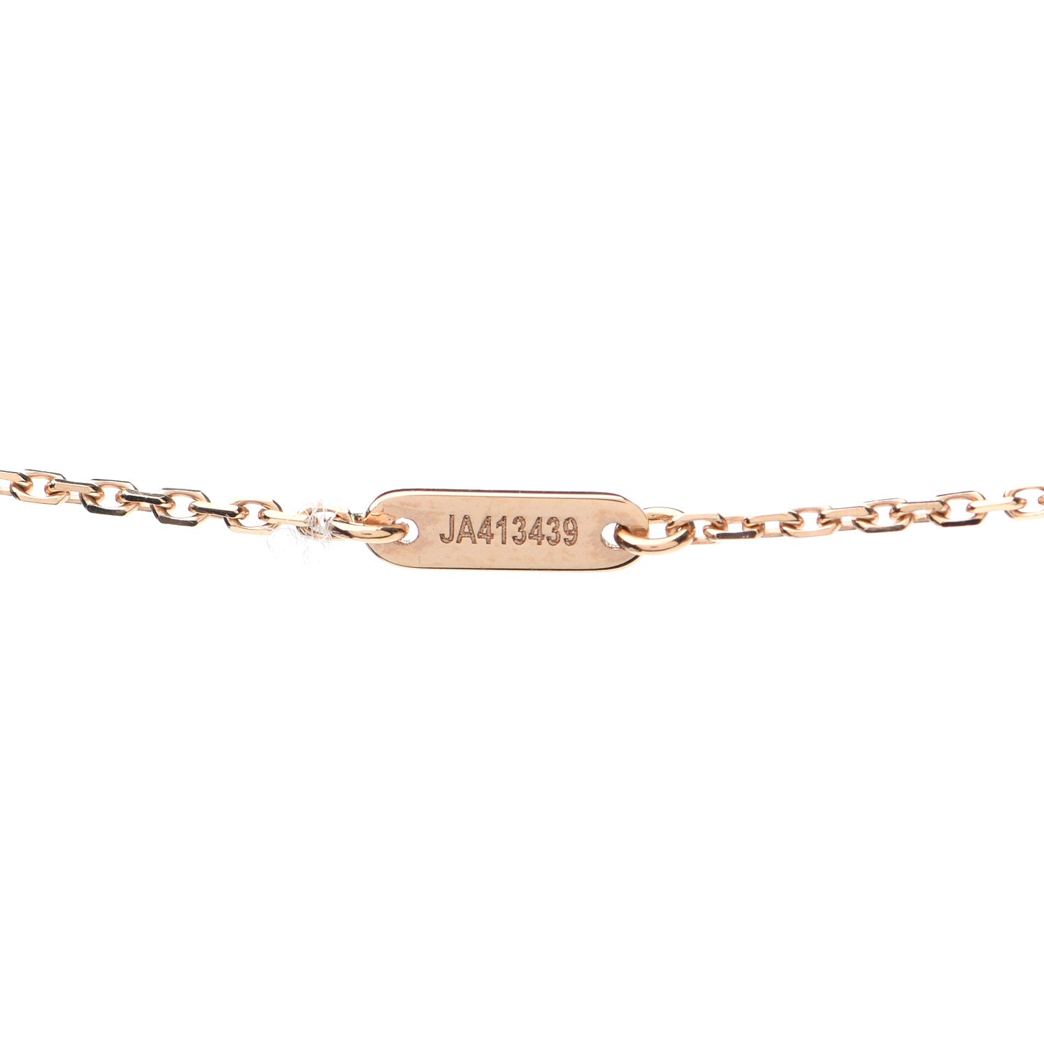 Van Cleef & Arpels 18K Rose Gold Carnelian Sweet Alhambra Pendant Necklace 6 of 6