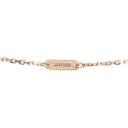 Van Cleef & Arpels 18K Rose Gold Carnelian Sweet Alhambra Pendant Necklace 6 of 6