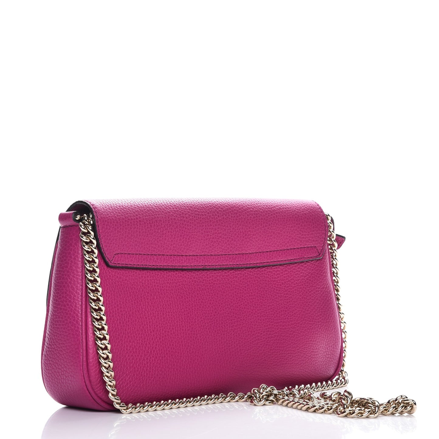 Cellarius Calfskin Medium Soho Flap Crossbody Bright Bouganville