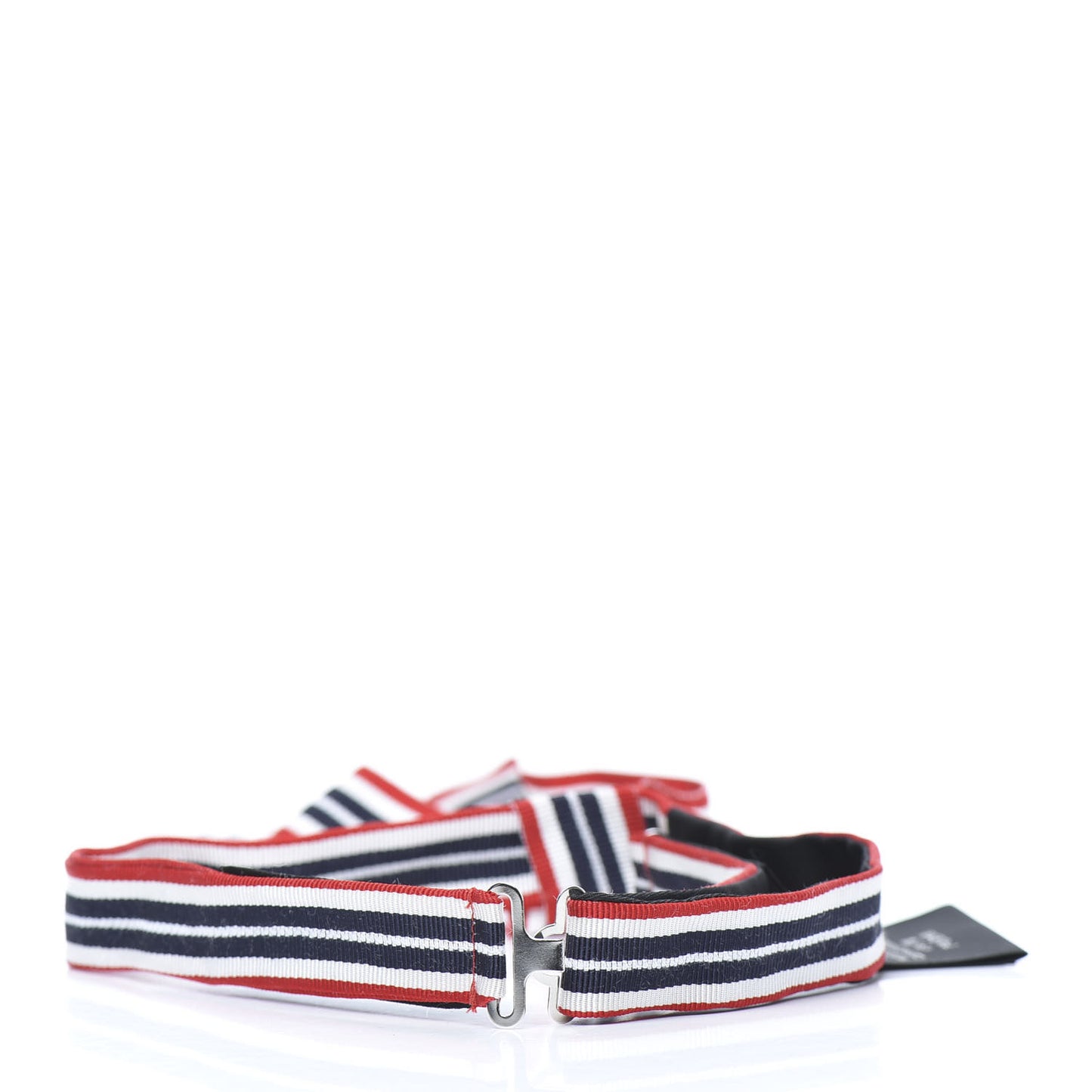 Grosgrain Web Feline Neck Bow Blue Red White