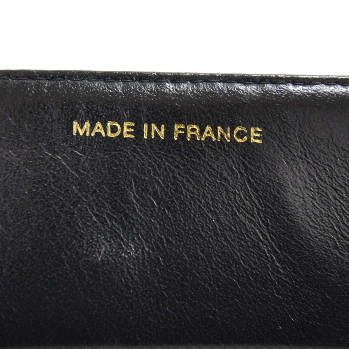 Lambskin Jumbo Flap Black GHW