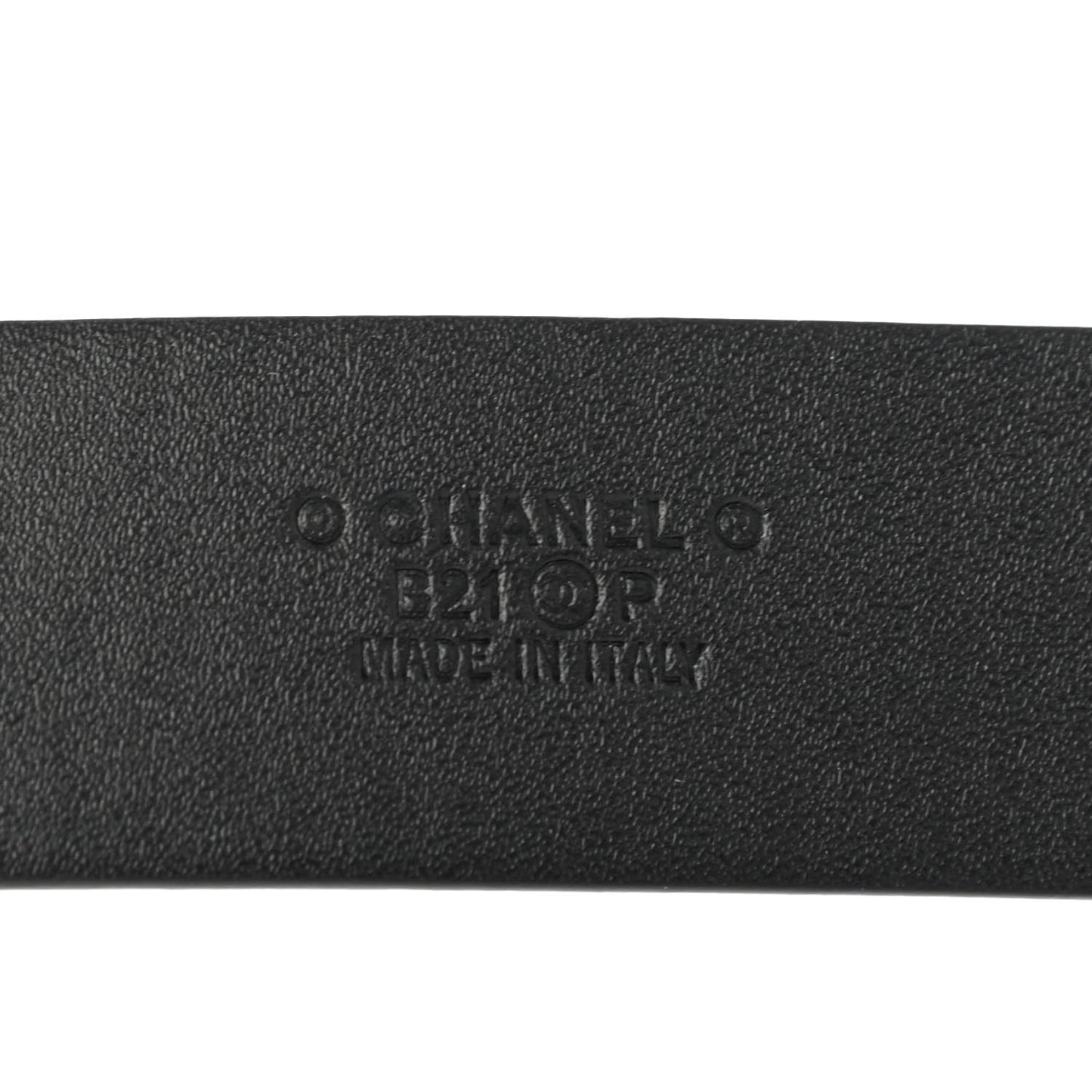 Calfskin CC Belt 85 34 Black